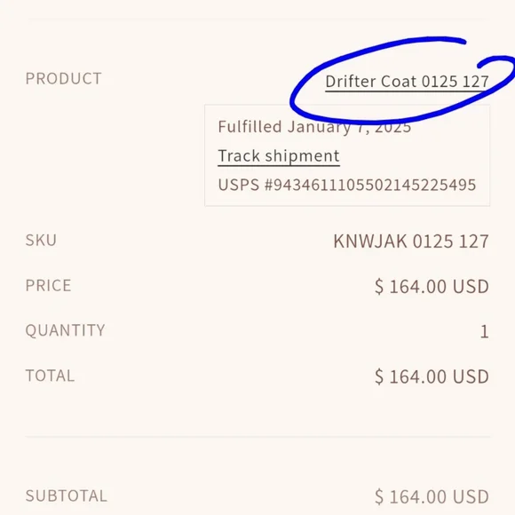 Kantha Bae Drifter Coat - Picture 6 of 6